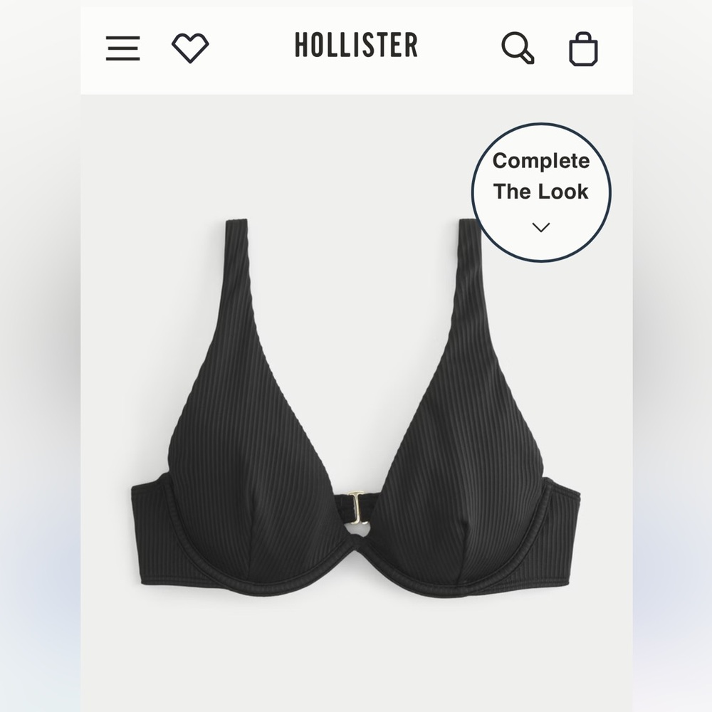 Hollister high apex swim top